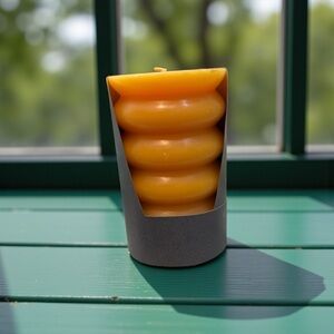Better Homes And Gardens yellow Pillar candle for Home Decor
